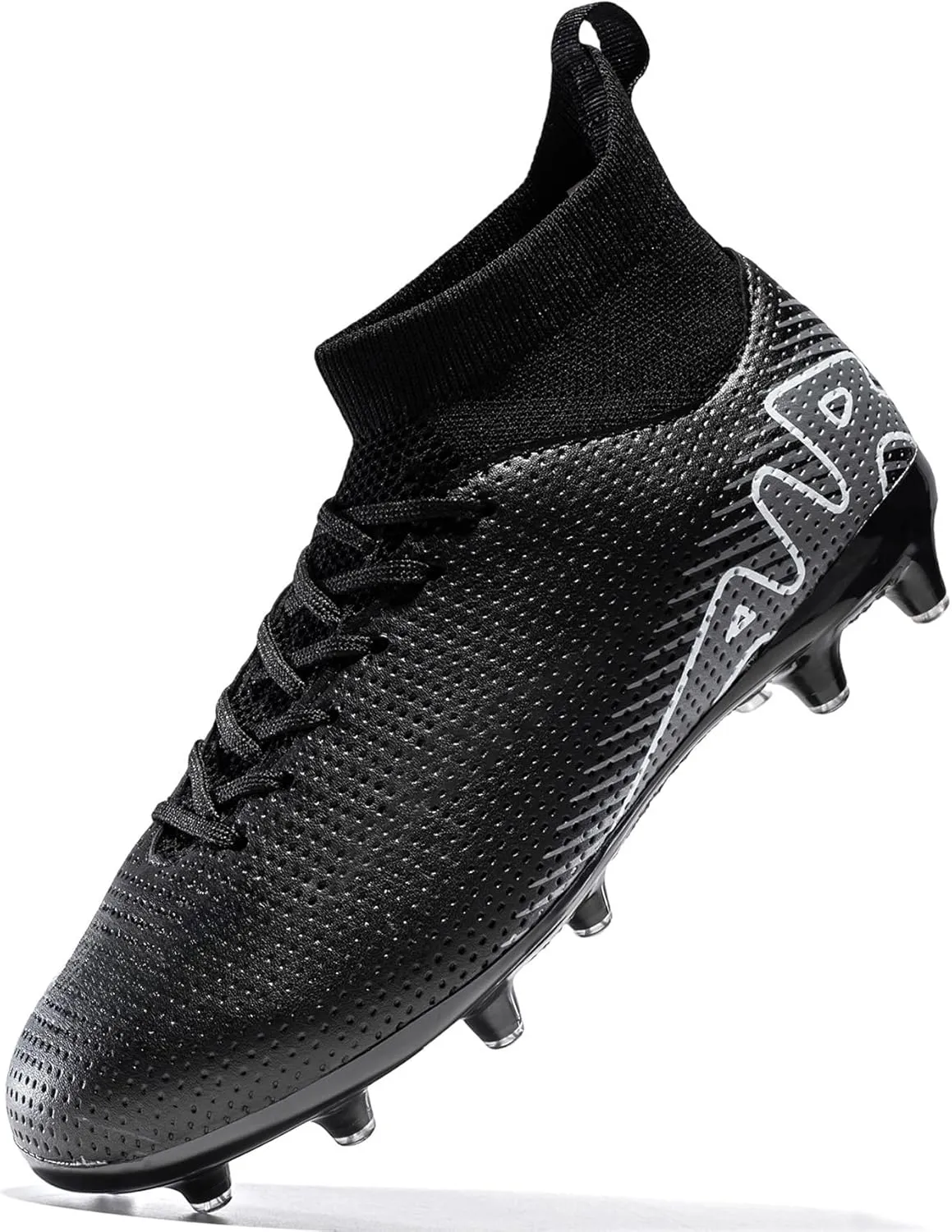 Kids Soccer Shoes-Firm Ground Soccer Cleats Boys Girls Athletic Outdoor Indoor