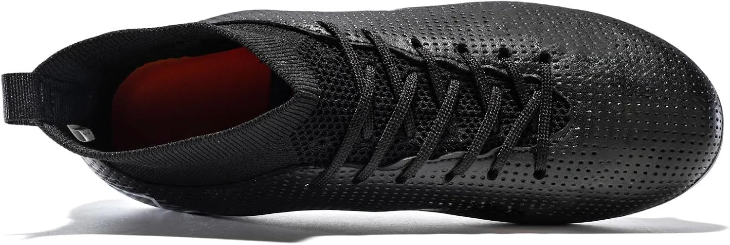 Kids Soccer Shoes-Firm Ground Soccer Cleats Boys Girls Athletic Outdoor Indoor
