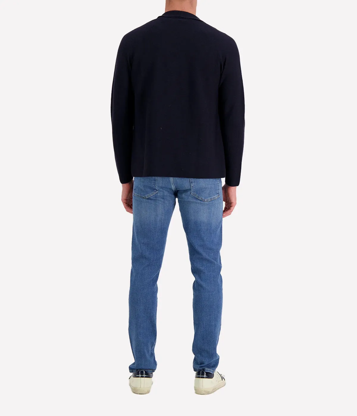 Knitted Jacket in Navy