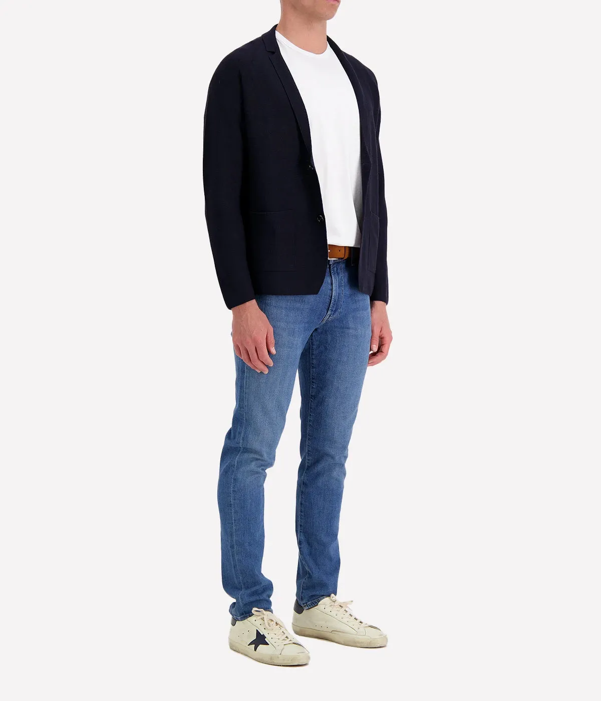Knitted Jacket in Navy