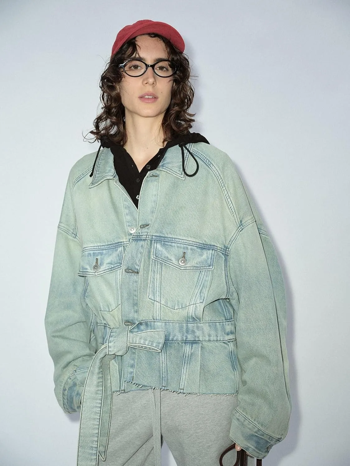 Ladies' Long Sleeve Outerwear Spring Denim Jacket