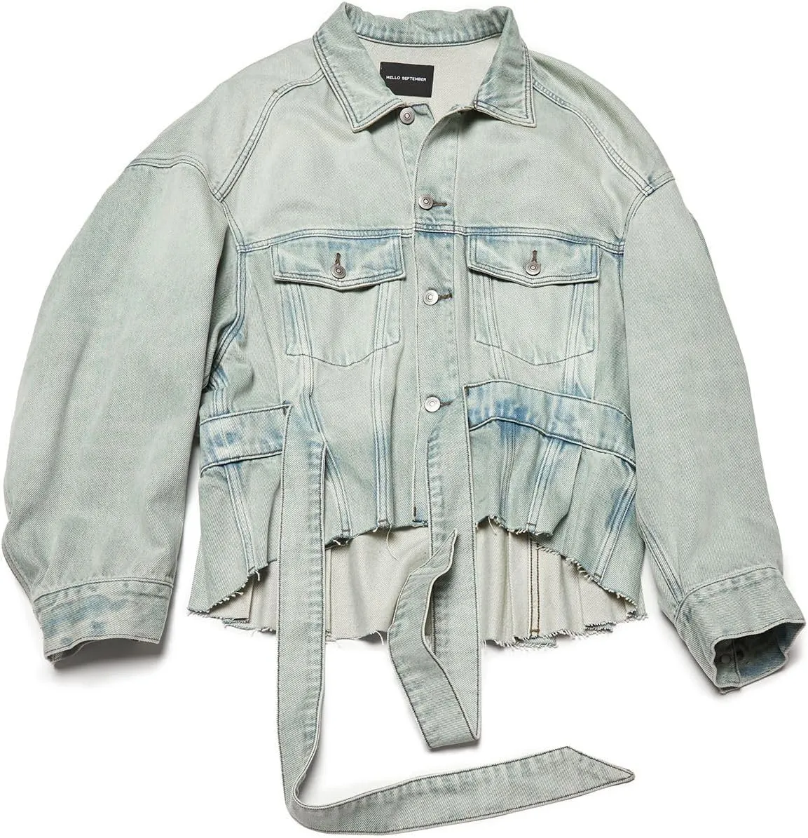 Ladies' Long Sleeve Outerwear Spring Denim Jacket