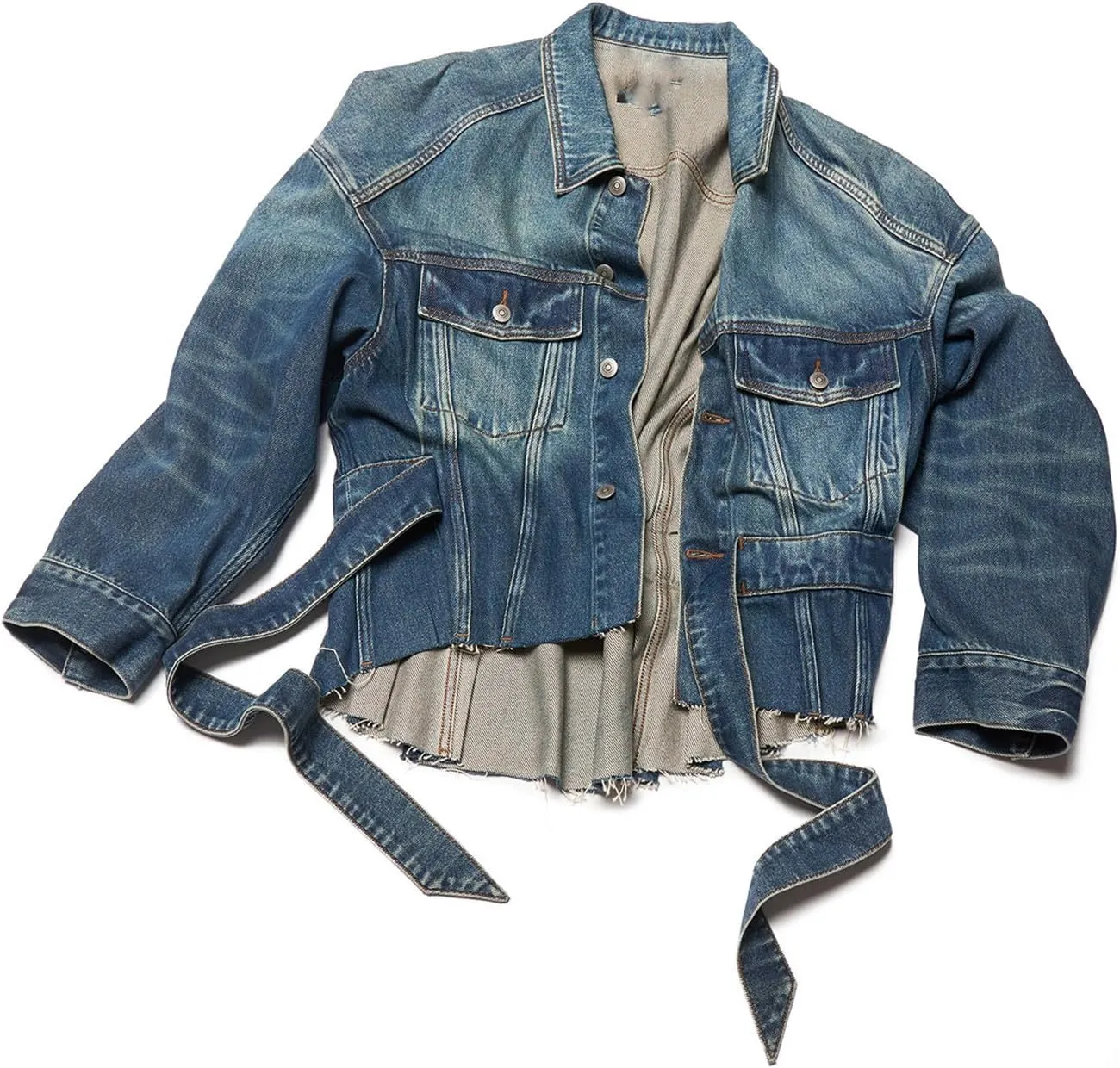 Ladies' Long Sleeve Outerwear Spring Denim Jacket