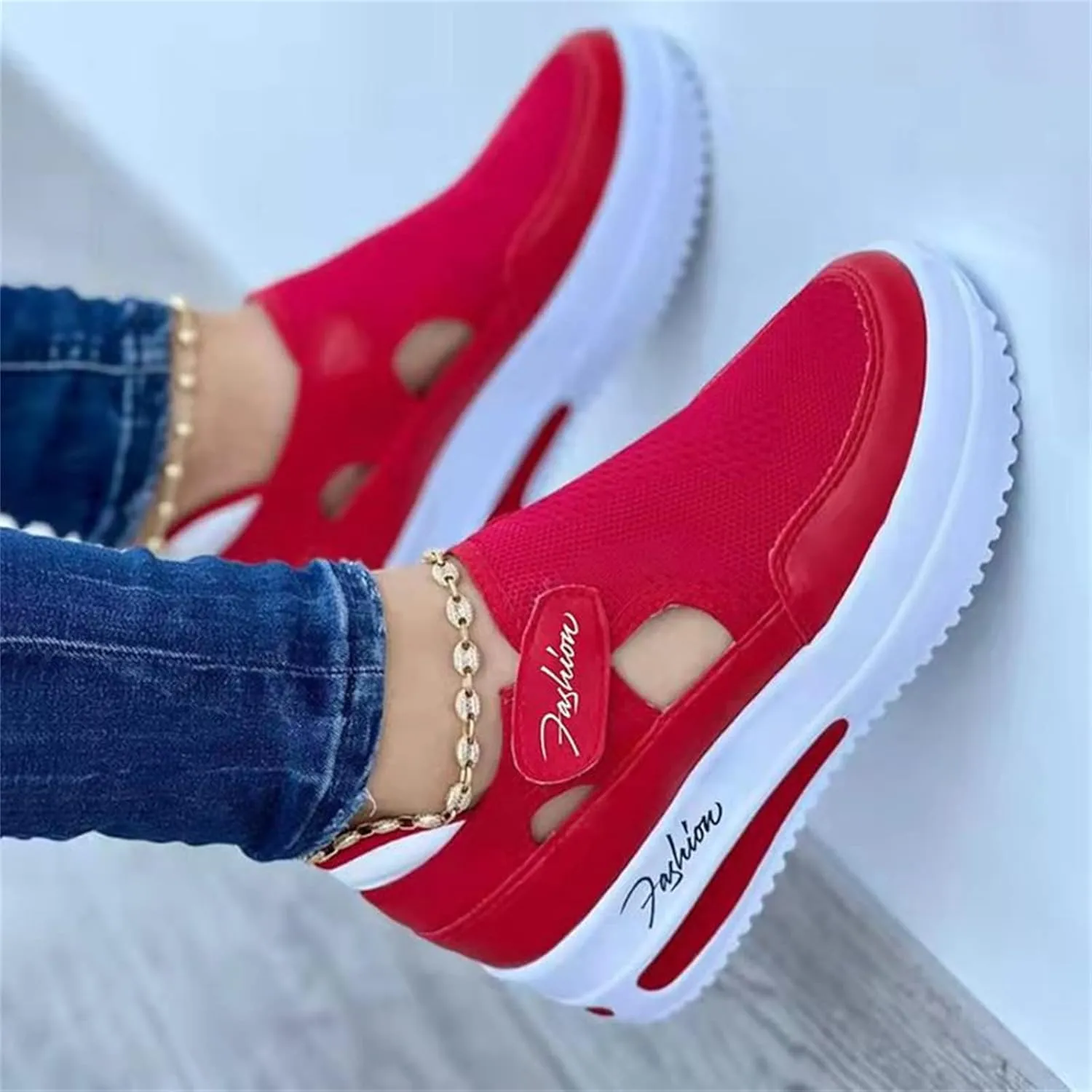 Ladmiple Shoes For Women Sneakers Slip Ons Low Top Casual Walking Canvas Shoes Dressy Summer Fashion Flats Loafers