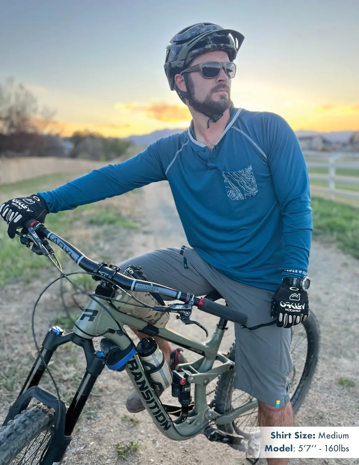 Lightweight Men's Hoodie | Bamboo Rayon Long Sleeve Sun Shirt | MTB Jersey