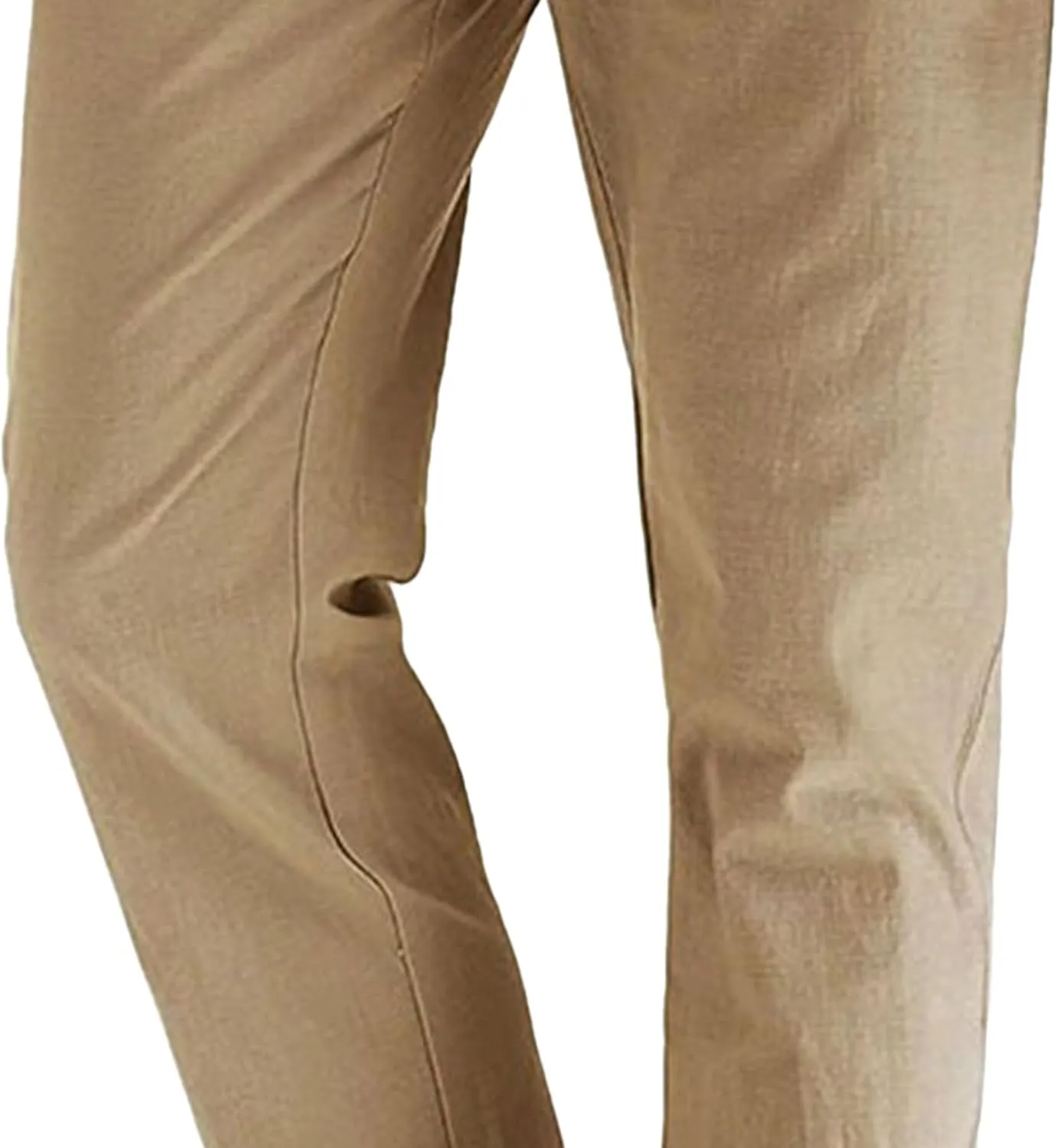 Men's Straight Leg Classic Long Pants Drawstring Elastic Waist Solid Trousers Casual Baggy Solid Sweatpants
