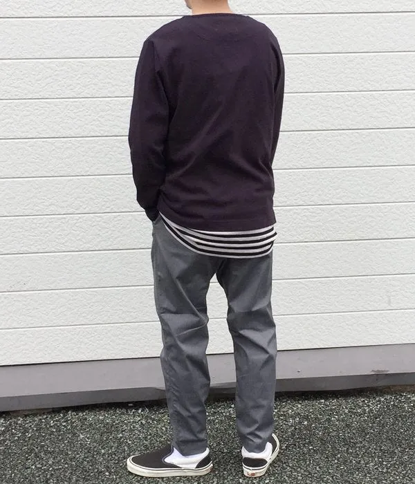 MHL./DRY COTTON JERSEY LS (NAVY)