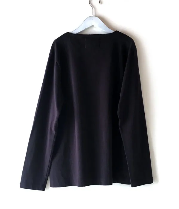 MHL./DRY COTTON JERSEY LS (NAVY)