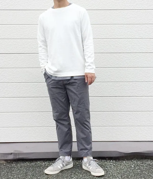 MHL./DRY COTTON JERSEY LS (WHITE)