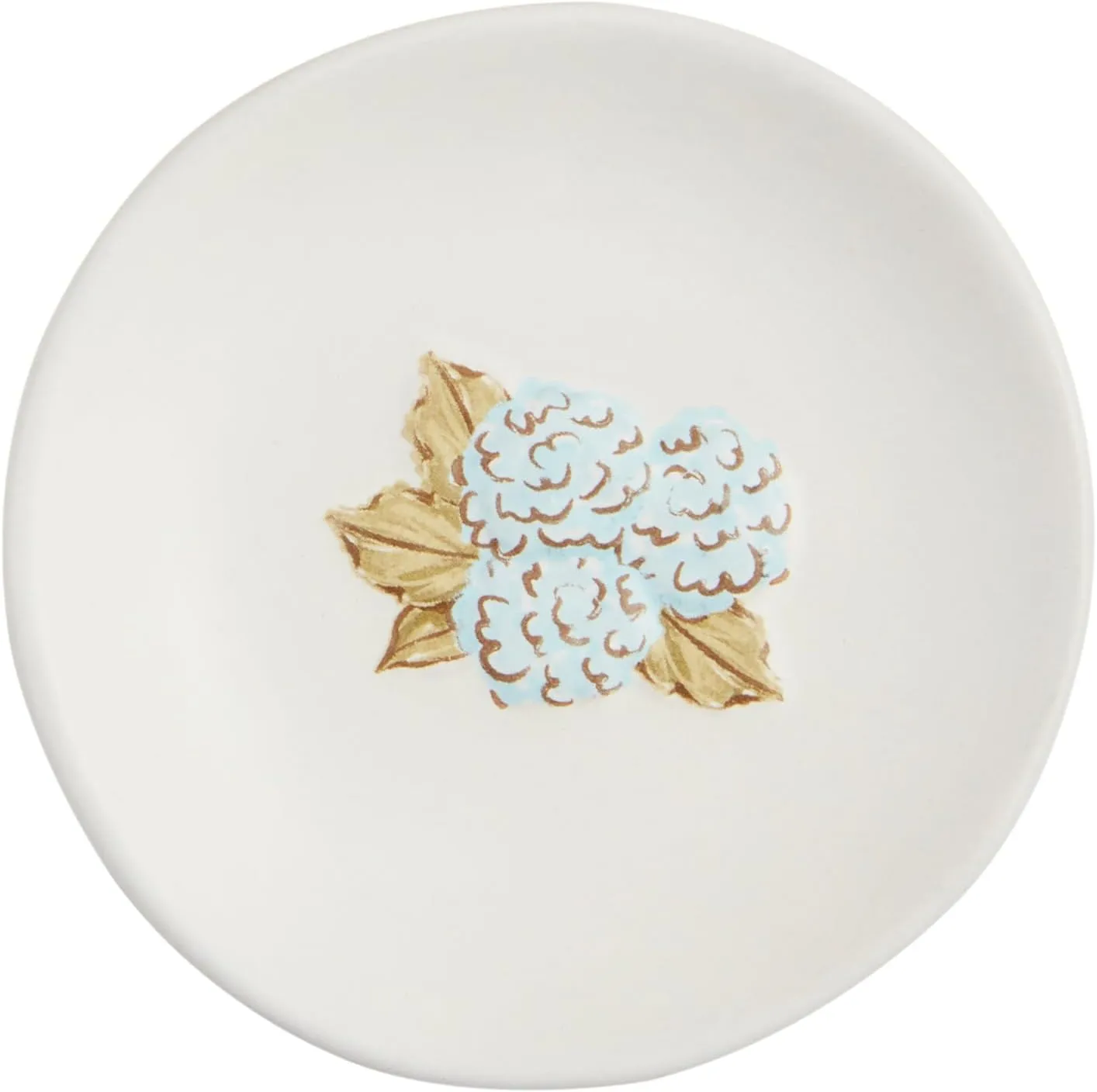 Mud Pie Flower Wedding Ring Dish 4" Dia Tidbit Plates