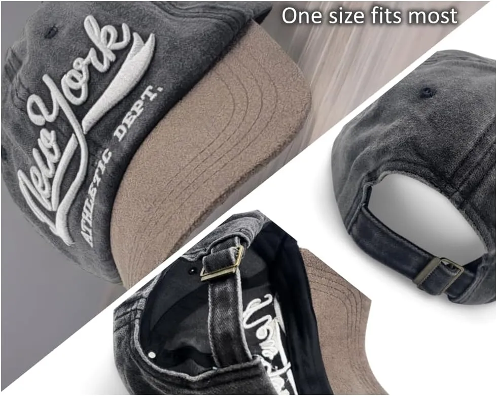 New York Hat  Adjustable Caps for Men Womens Baseball Caps, Gorras para Hombres Originales