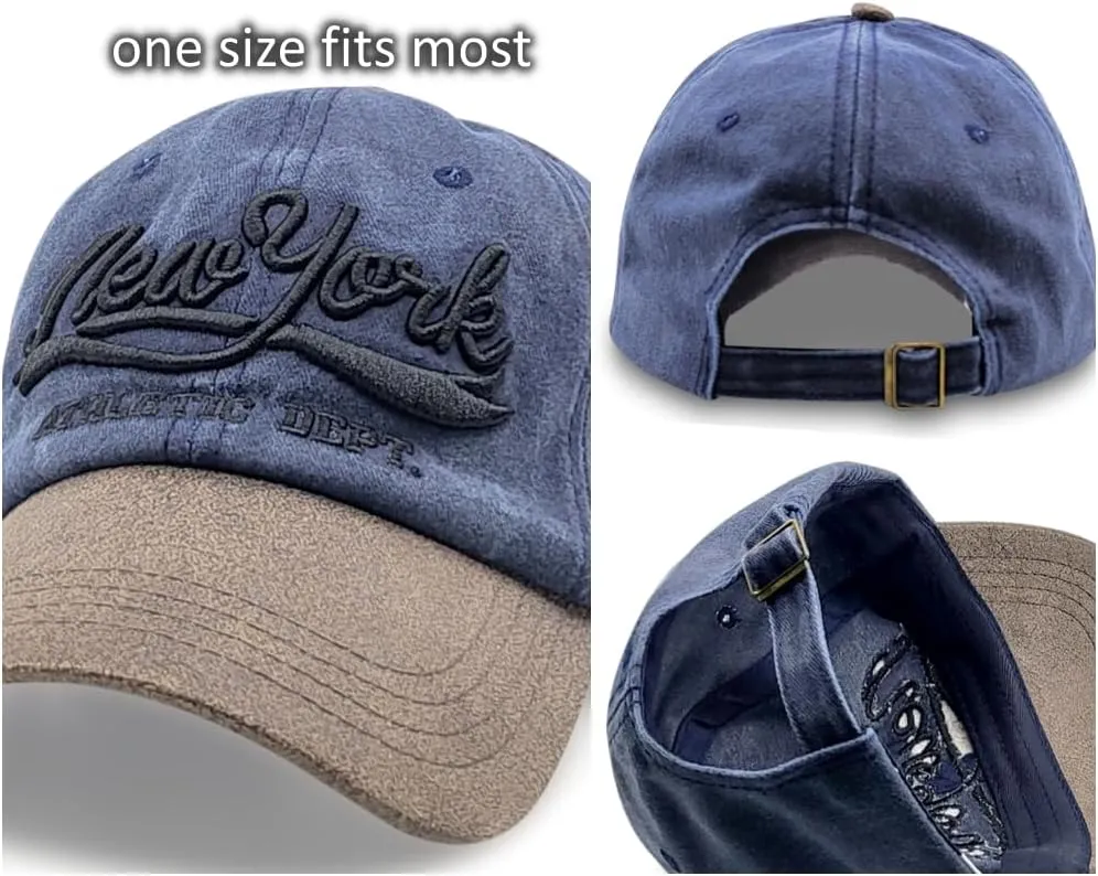 New York Hat  Adjustable Caps for Men Womens Baseball Caps, Gorras para Hombres Originales