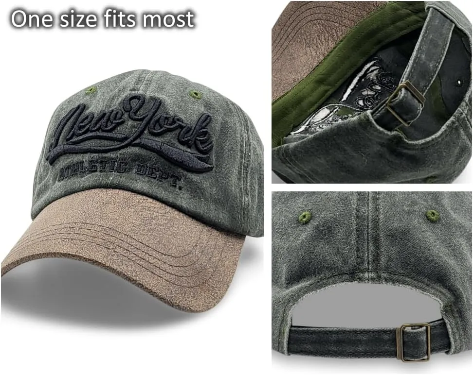 New York Hat  Adjustable Caps for Men Womens Baseball Caps, Gorras para Hombres Originales