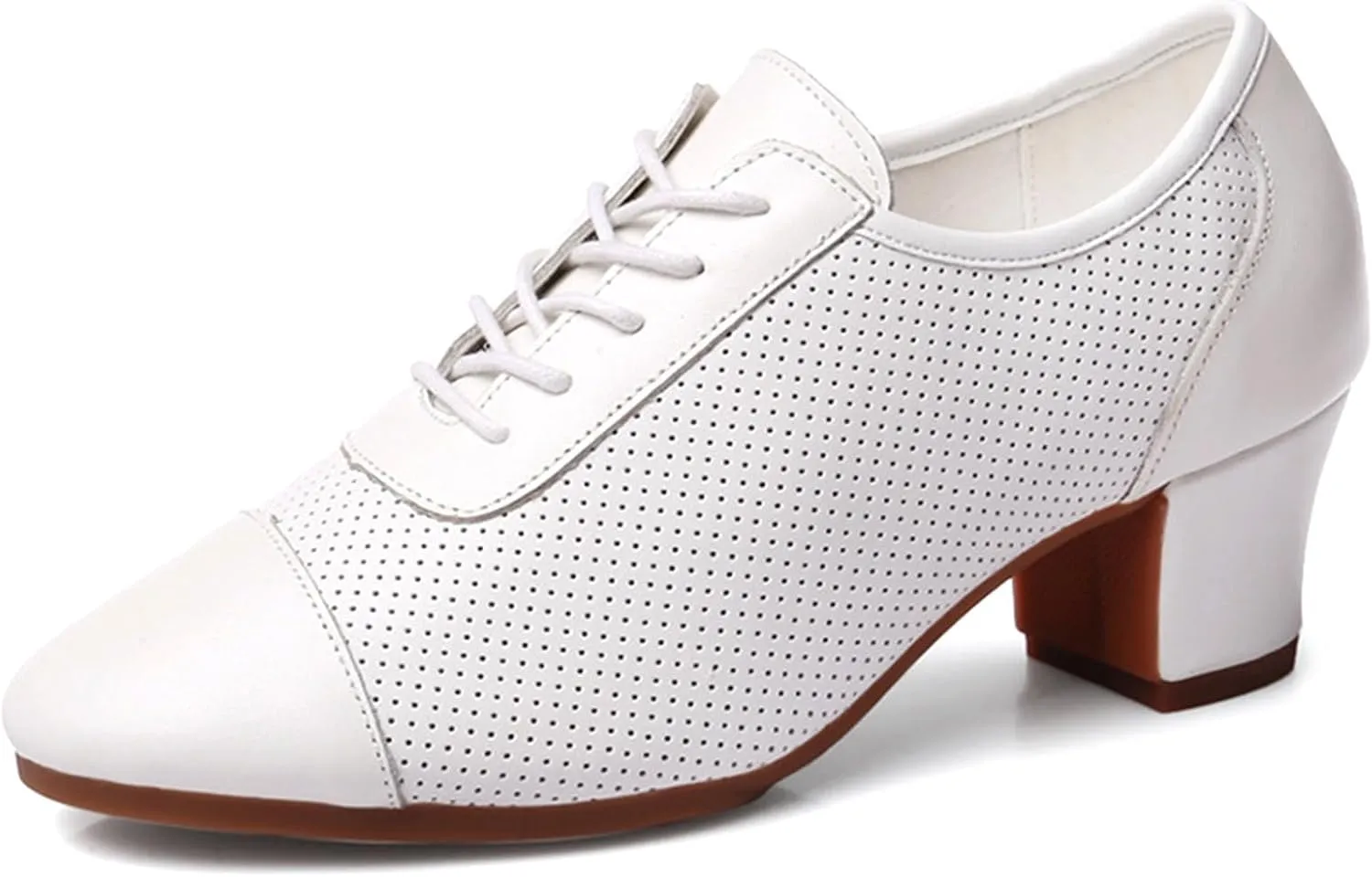ONAIC Womens Ballroom Practice Shoes Latin Salsa Dance Shoes Professional Dancing Shoes for Social Dance Beginner