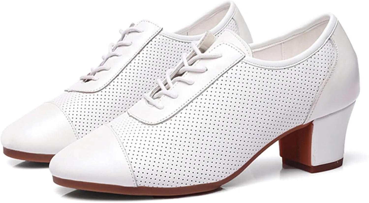 ONAIC Womens Ballroom Practice Shoes Latin Salsa Dance Shoes Professional Dancing Shoes for Social Dance Beginner