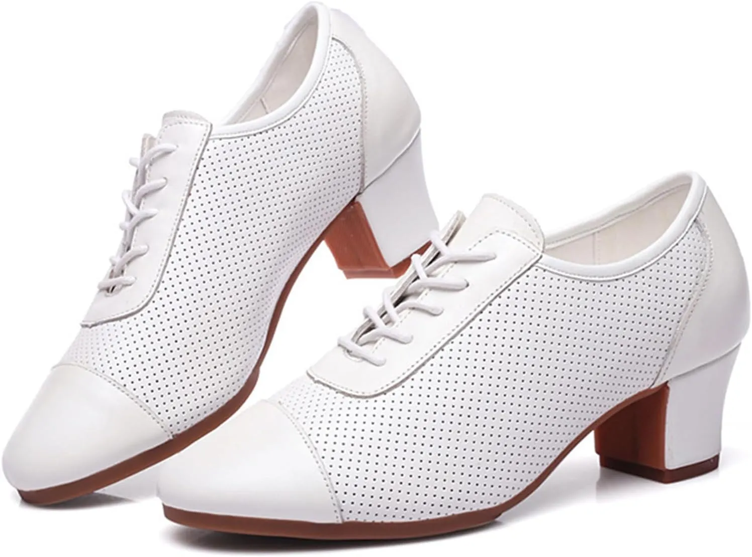 ONAIC Womens Ballroom Practice Shoes Latin Salsa Dance Shoes Professional Dancing Shoes for Social Dance Beginner