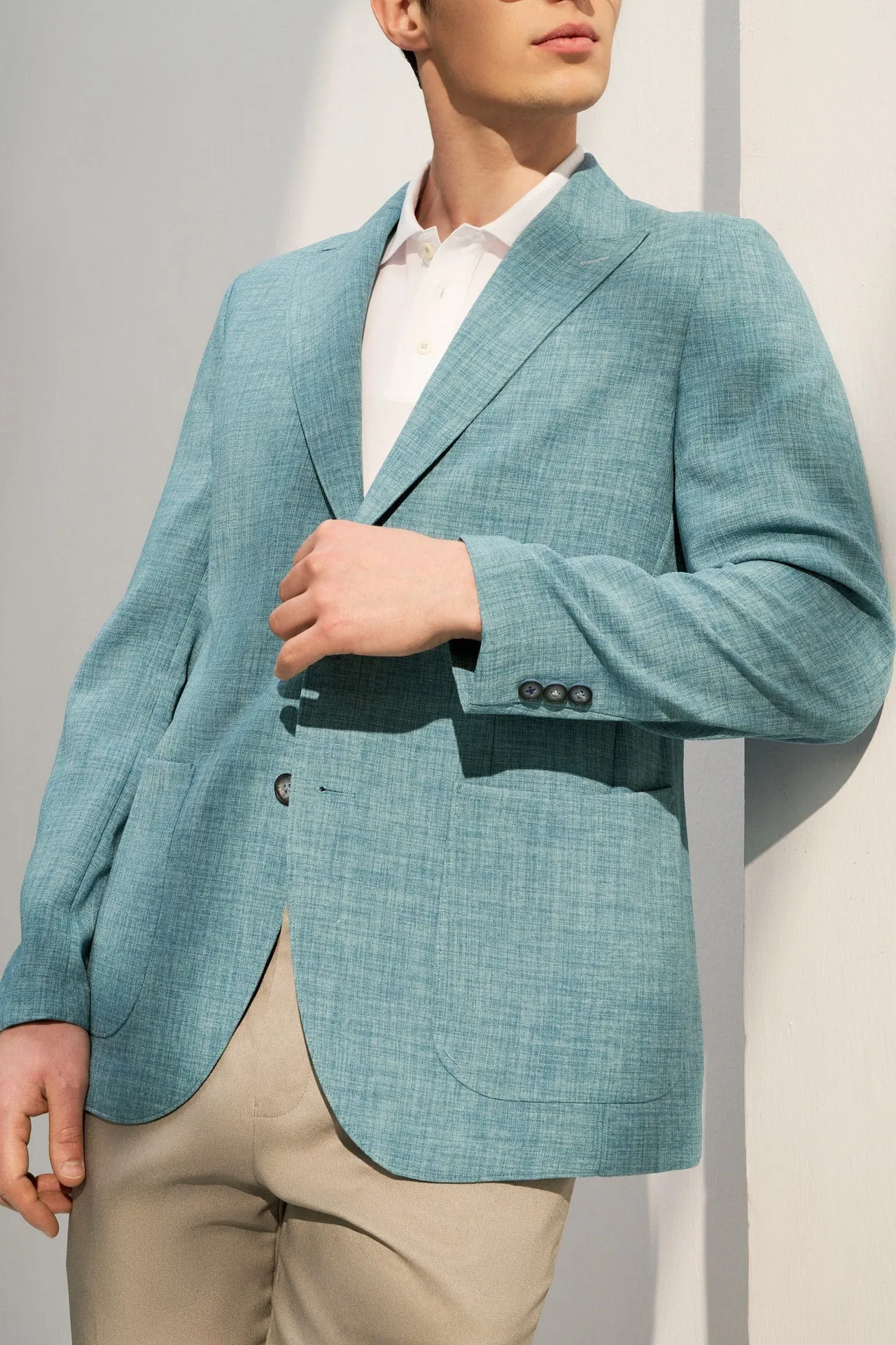 Polyester Casual Blazer in Relaxed Fit