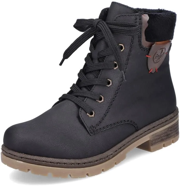 Rieker Y7418 Women's Lace-Up Ankle Boots