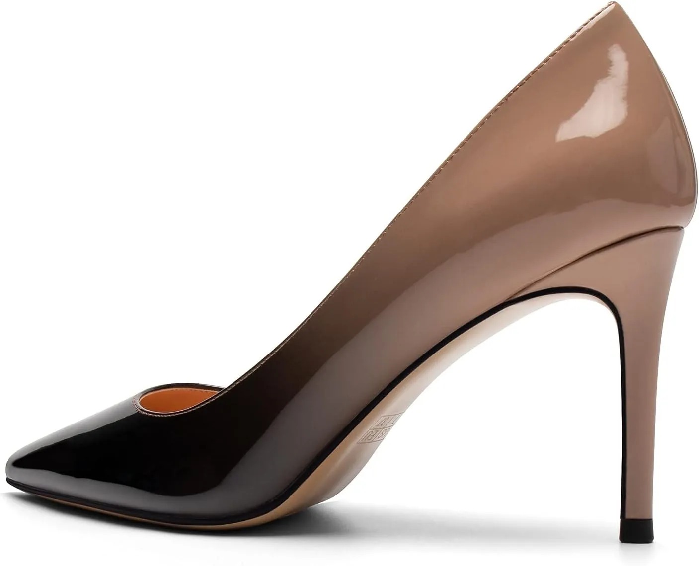 SAMMITOP Women's Pointed Toe Classic Pumps High Heels Slip On Office Party Evening Dress Shoes
