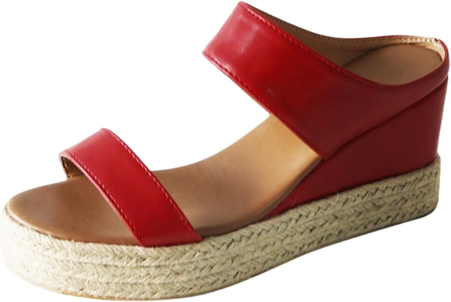 Sandals for Women 2025 Platform Wedge Low Heel Shoes Casual Comfortable Fashion Open Toe Espadrilles Sandals Ankle Chelsea Dress Shoes