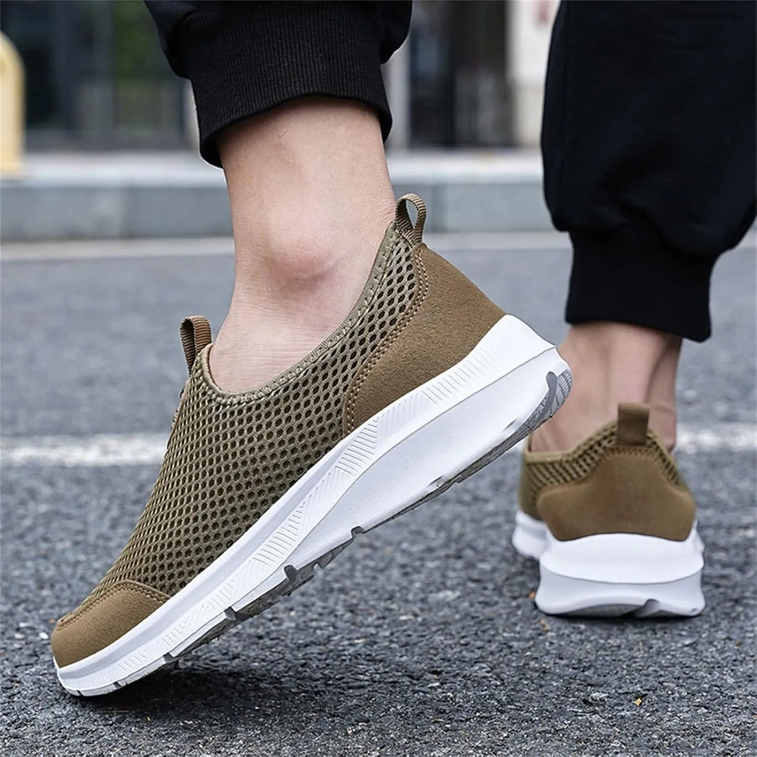 SBGMoSJ Womens Shoes Sneakers Walking Shoes Women Comfort Dressy Womens Casual Shoes for Bootcut Jeans Platform Sneakers for Women Slip On Womens Dress Shoes Winter White Slip Ons