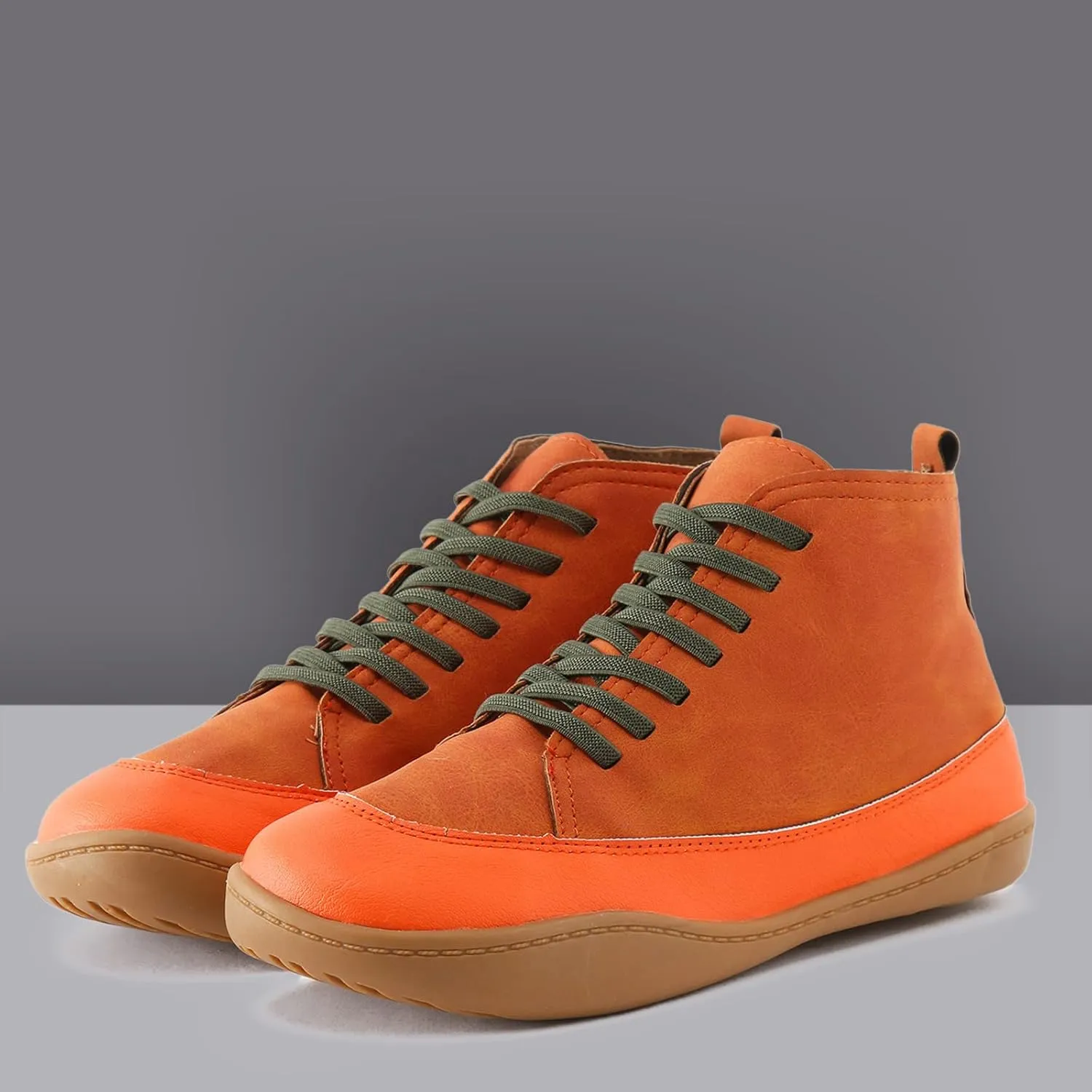 Snow Boots for Women Ankle Womens Ankle Booties Lace Up Boots for Women Ankle Booties Wedge Boot Fashion Casual Comfy Soft Lace-up Round Toe Comfortable Low Heel