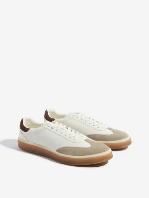 SOLEPLAY Off-White Colour-Blocked Lace-Up Sneakers