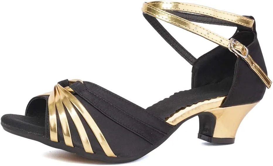 SWDZM Women's Latin Dance Shoes Tango Salsa Professional Ballroom Performance Practice Dance Shoes,DY08
