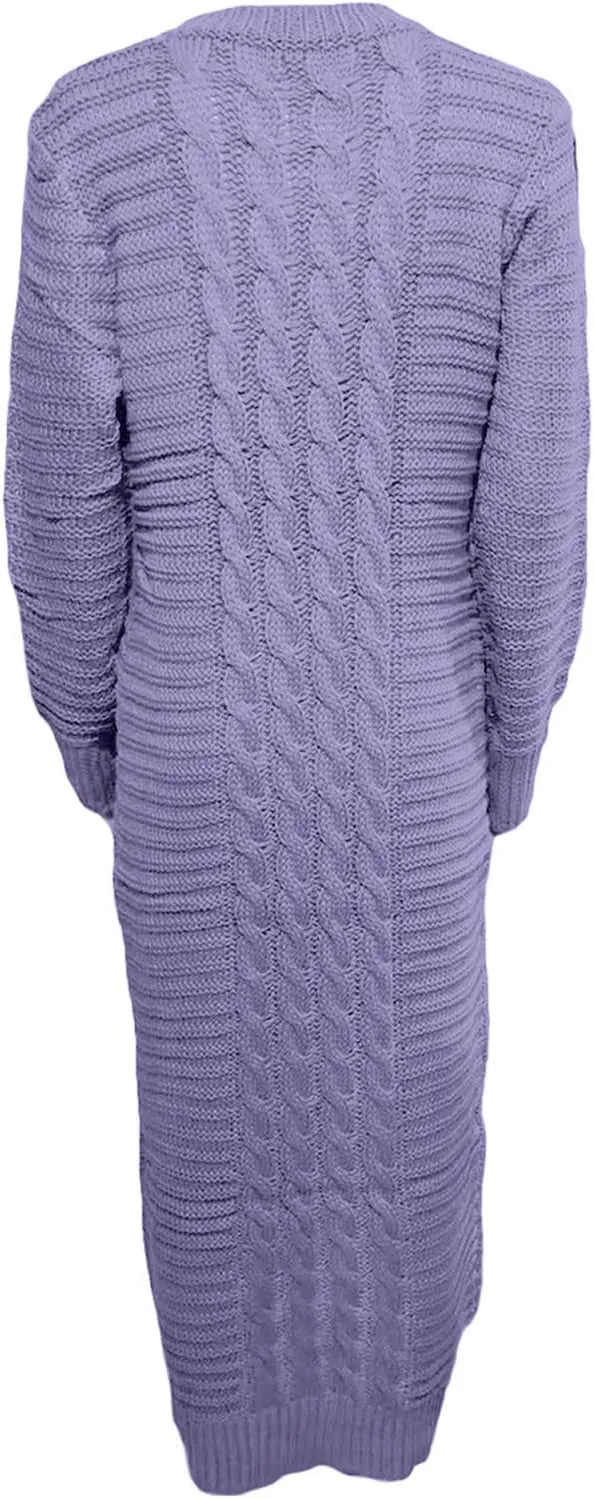 Sweater Dresses for Women,Sexy Bodycon Long Sleeve Dress for Winter Plus Size Pullover Dress for Party Evening