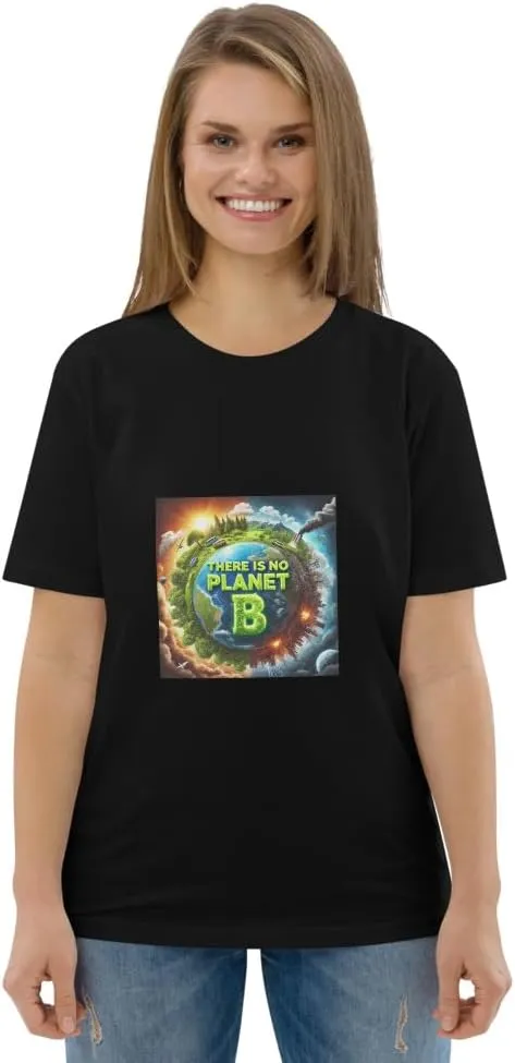 There is No Planet B Statement Unisex Organic Cotton t-Shirt