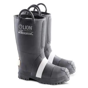 Thorogood Men's 14" Steel Toe EH WP Slip-Resistant Leather Work Boots 10 W Black