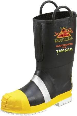 Thorogood Men's 14" Steel Toe EH WP Slip-Resistant Leather Work Boots 14 W Black