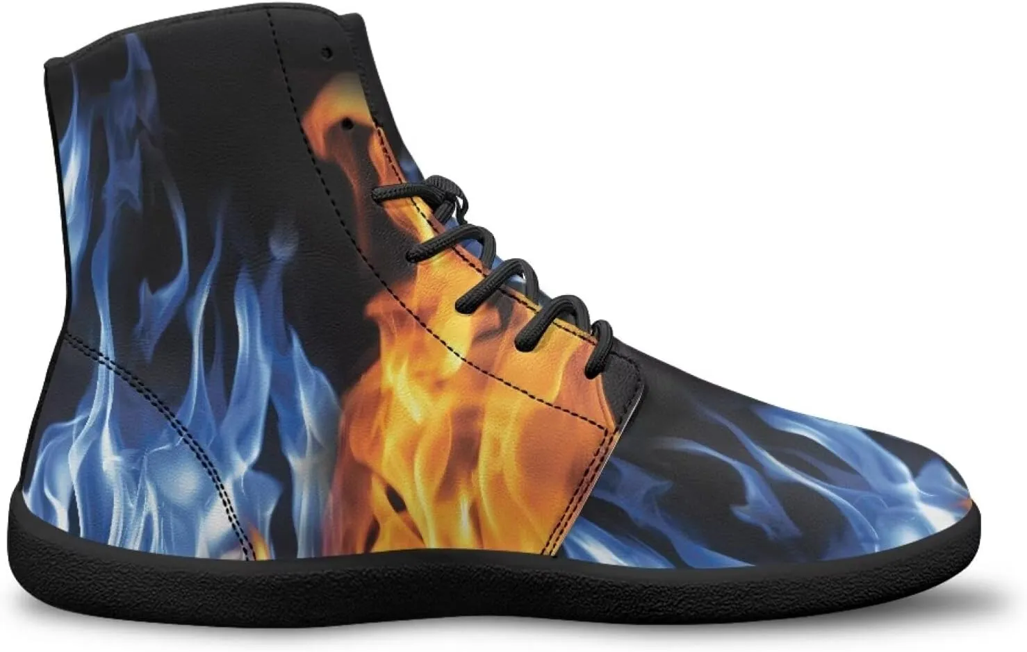 Unisex Womens Mens High Top Business Shoes Lace Up Running Athletic Sneakers Casual Walking Shoe