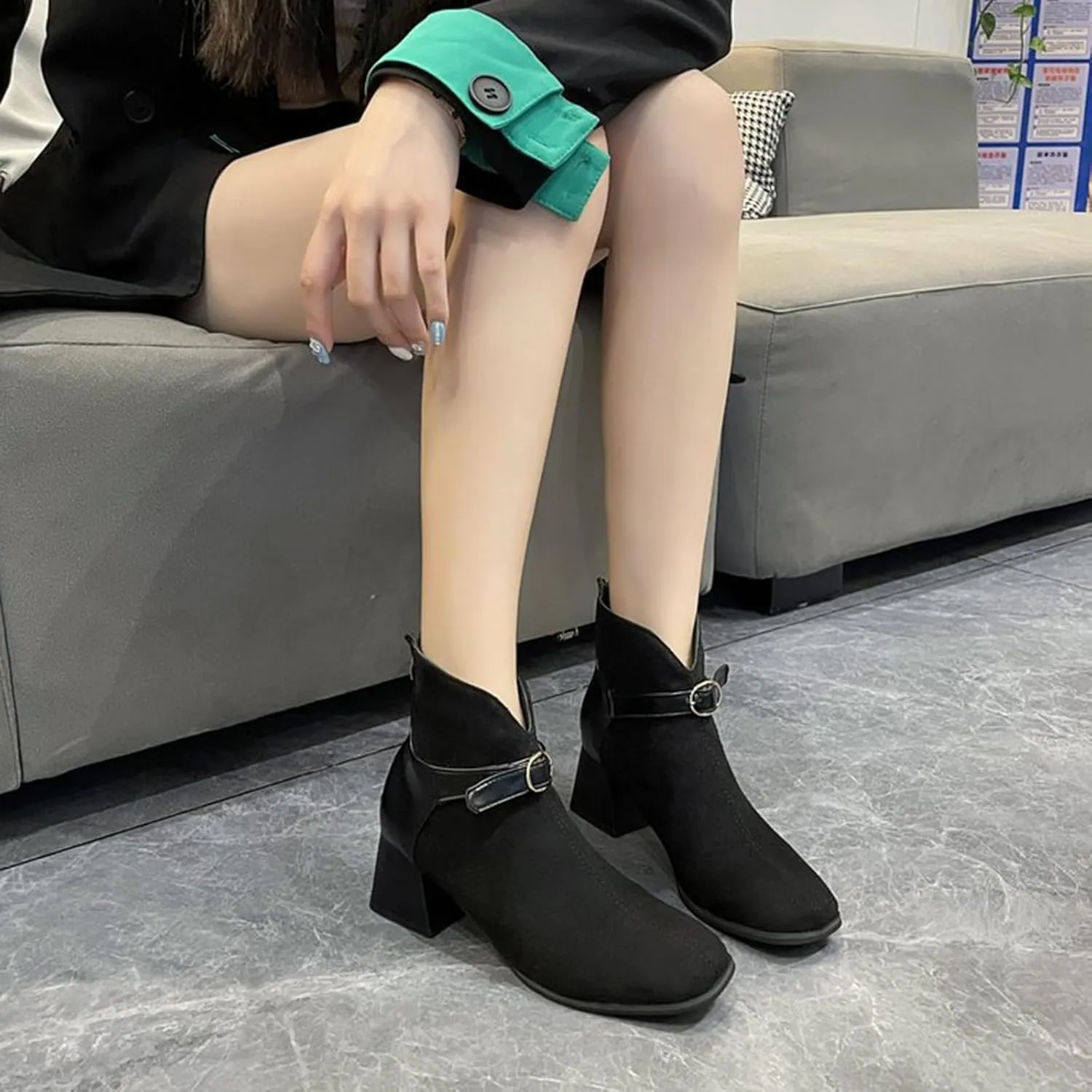 Wedge Ankle Boots Ankle Rubber Boots for Men Womans Cowboy Boots Boot for Women Womens Winter Booties and Ankle Boots White Ankle Cowboy Boots for Women Wide
