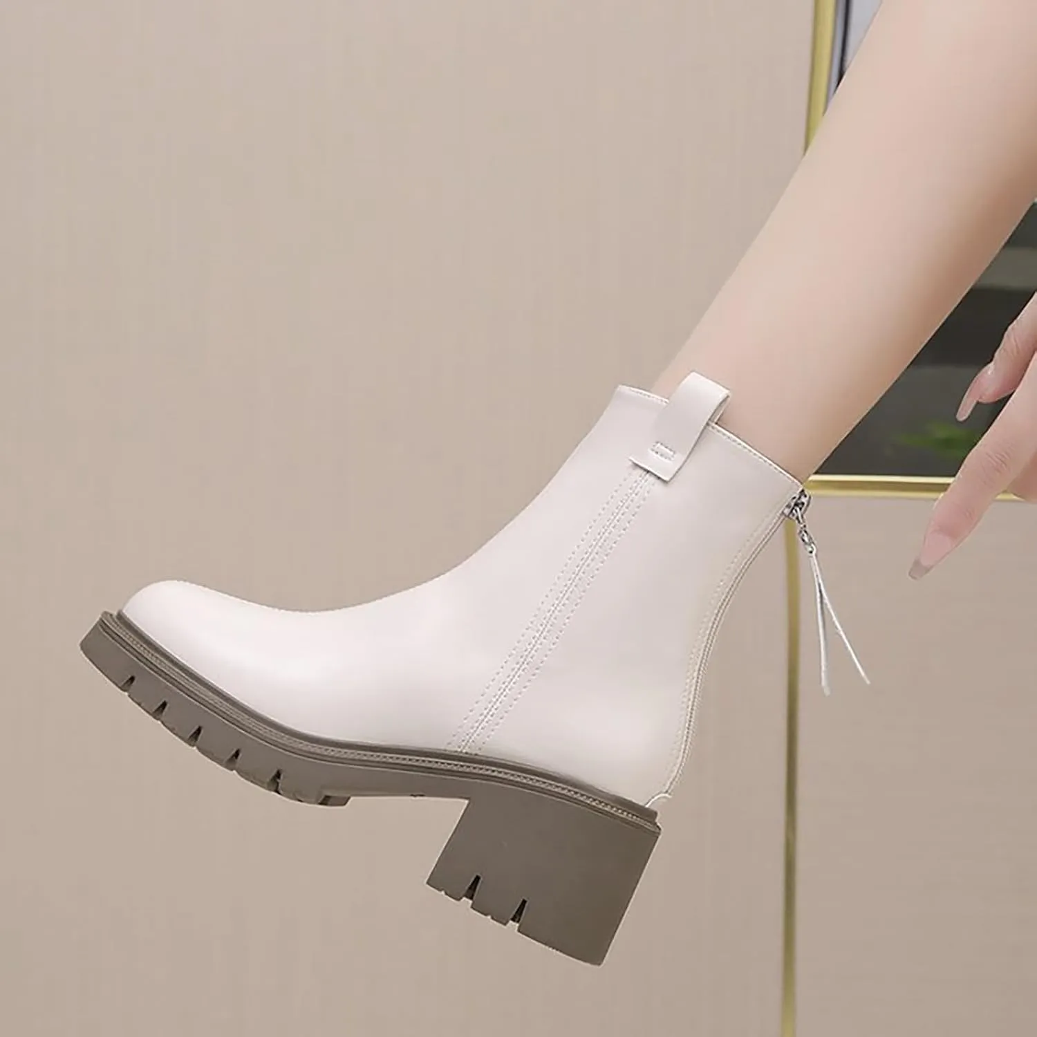 Wedge Ankle Boots Fall Boots Brown Fall Boots Heel Boots for Women 2024 Ankle Boots for Women with Heel Sexy Womens Black Ankle Booties Low Heel