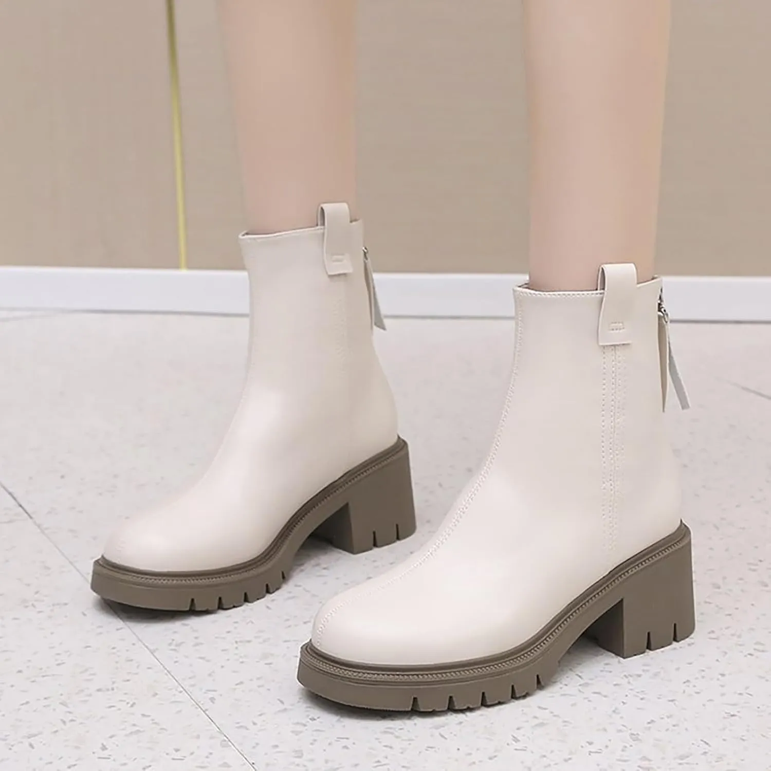 Wedge Ankle Boots Fall Boots Brown Fall Boots Heel Boots for Women 2024 Ankle Boots for Women with Heel Sexy Womens Black Ankle Booties Low Heel