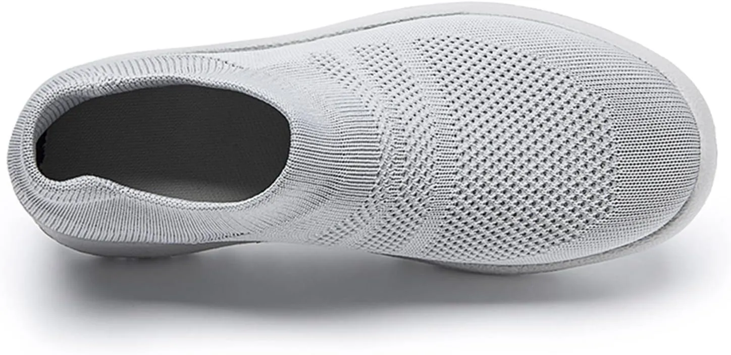 White Sneakers for Women Platform Wide Walking Shoes Women Slip Ons Brown Walking Shoes Women Wide Sneakers for Women Fashion Platform White Slip On Shoes for Women with Arch Support