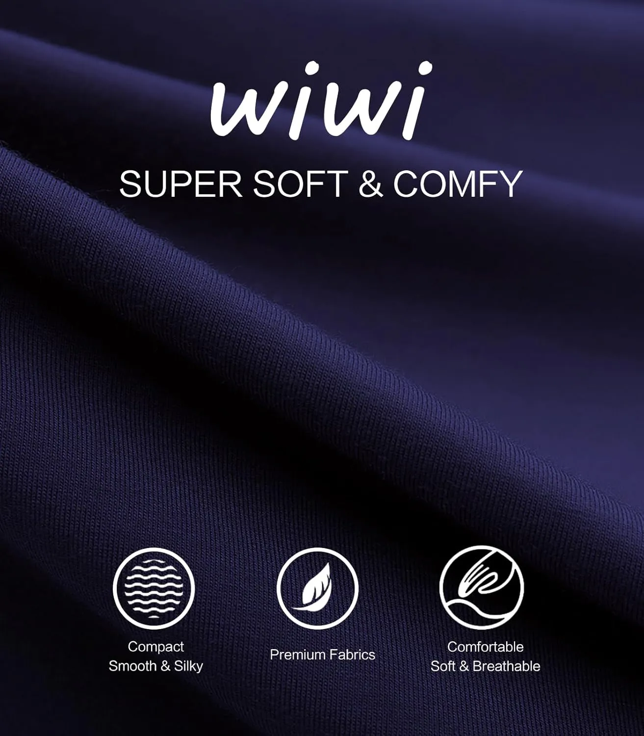 WiWi Womens Viscose from Bamboo Nightgowns Soft Short Sleeve Sleep Shirt Lightweight Cool Nightshirt Pajama Dress S-XXL