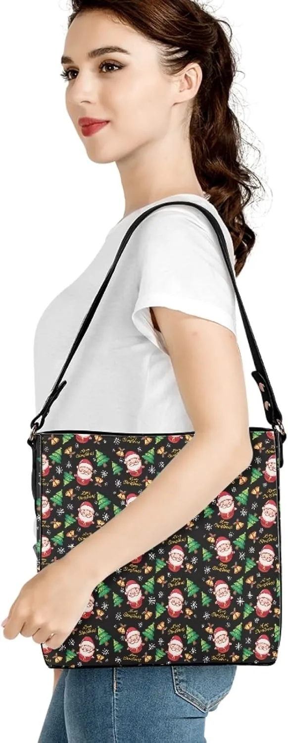 Women Purses and Handbags Leather Hobo Bags Shoulder Bucket Crossbody Purse