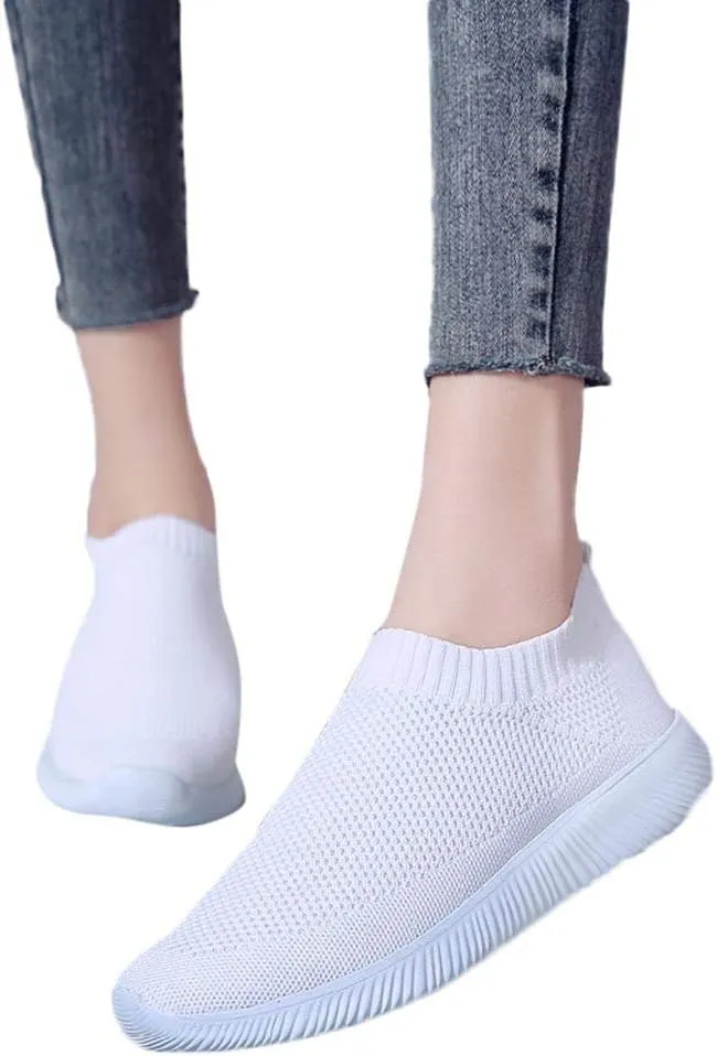 Womens Shoes Sneakers Slip Ons Pull On Sneakers Womens Black Womens Running Sneakers Wide Toe Box Running Shoes for Women Wide Toe Womens Black Sneakers Size 7w