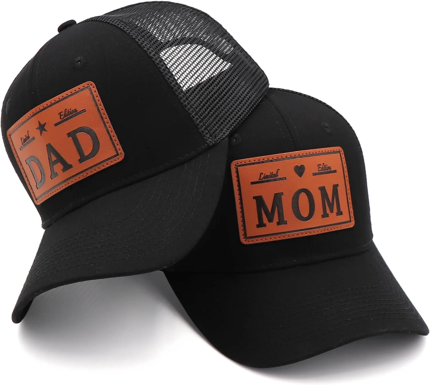 xywlwoer Mom and Dad Hats Dad to Be Trucker Hat Fathers Day Dad Mom Gifts Baseball Cap New Parents Gifts for Couples