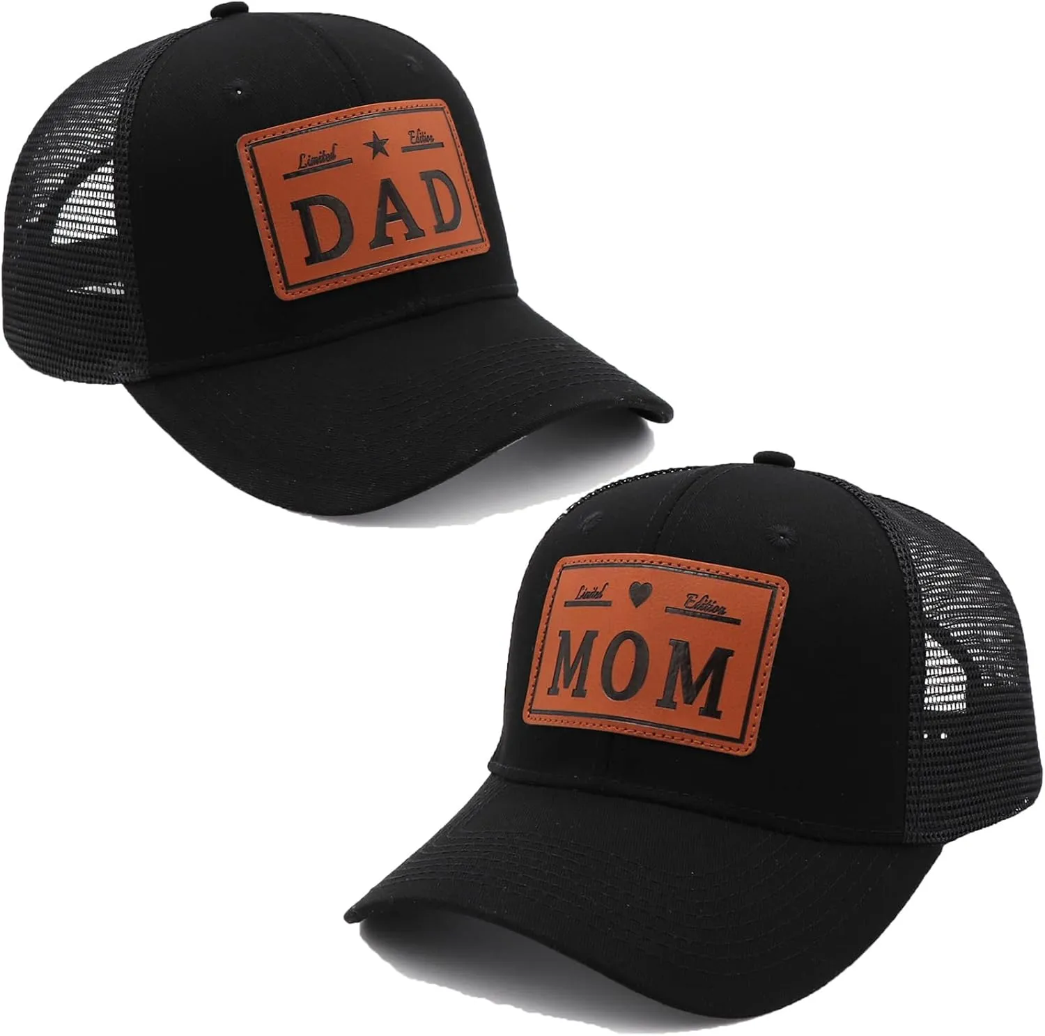 xywlwoer Mom and Dad Hats Dad to Be Trucker Hat Fathers Day Dad Mom Gifts Baseball Cap New Parents Gifts for Couples