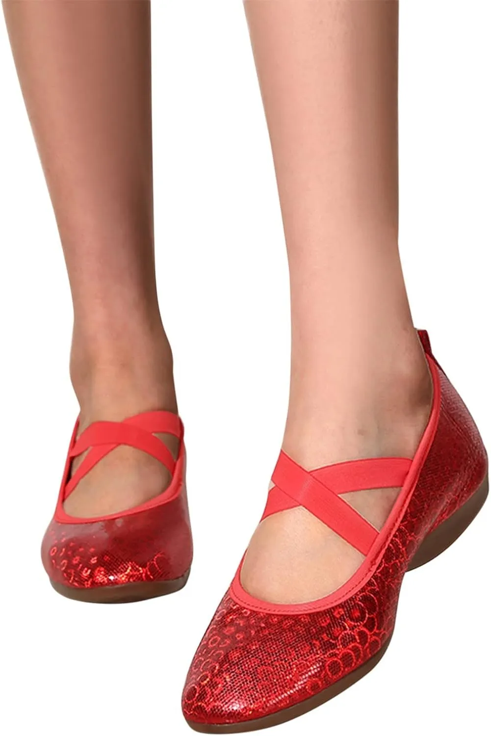 ZSpzx Women's Wedge Sandals Closed Toe Pointed Toes Arch Support Orthopedic Low Wedges Heel Sandal Summer Comfortable Non Slip Ladies Elastic Strap Shoes for Daily Wear Outdoor Indoor